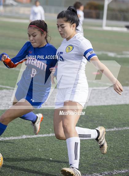 Thumbnail 3 in Poly vs University (Los Angeles Valley College Tournament) photogallery.