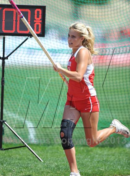 Thumbnail 1 in CIF SS Track and Field Finals (Girls Pole Vault) photogallery.