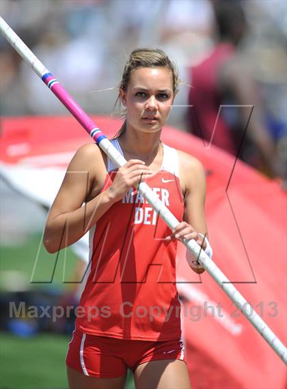Thumbnail 3 in CIF SS Track and Field Finals (Girls Pole Vault) photogallery.