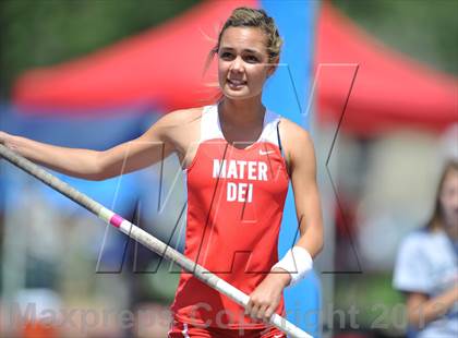 Thumbnail 1 in CIF SS Track and Field Finals (Girls Pole Vault) photogallery.