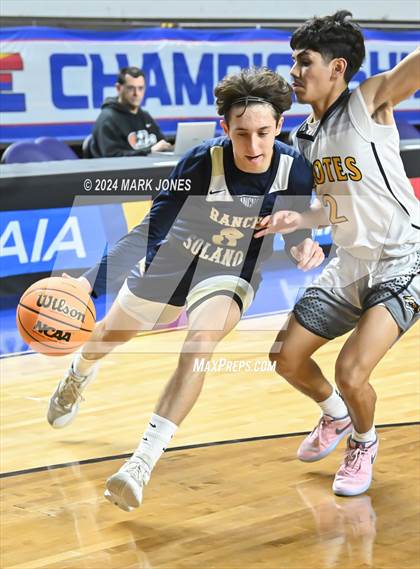 Thumbnail 2 in Arizona Lutheran Academy vs. Rancho Solano Prep (AIA 2A Semifinal) photogallery.