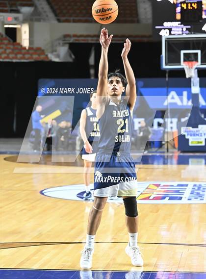Thumbnail 3 in Arizona Lutheran Academy vs. Rancho Solano Prep (AIA 2A Semifinal) photogallery.
