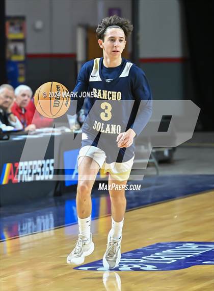 Thumbnail 2 in Arizona Lutheran Academy vs. Rancho Solano Prep (AIA 2A Semifinal) photogallery.