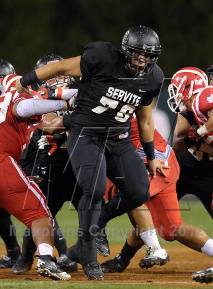 Thumbnail 2 in Servite vs. Mater Dei photogallery.