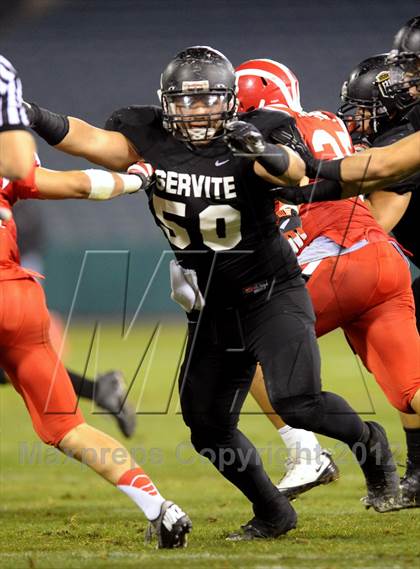 Thumbnail 1 in Servite vs. Mater Dei photogallery.