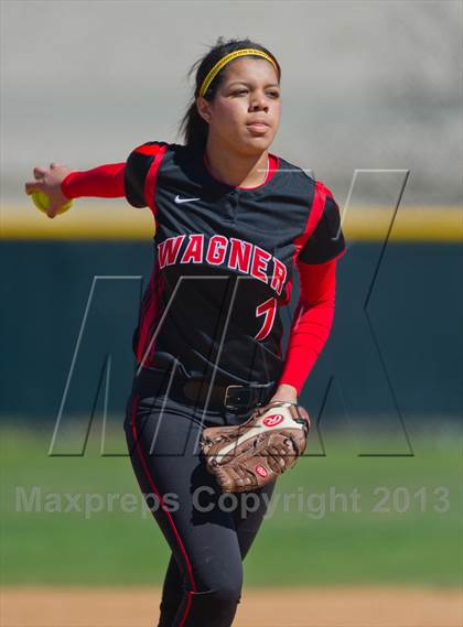 Thumbnail 3 in Madison vs. Wagner (NISD Softball Tournament) photogallery.