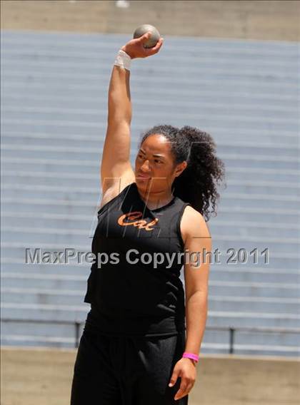 Thumbnail 1 in CIF NCS Masters Track & Field Championships (Girls Shot Put) photogallery.