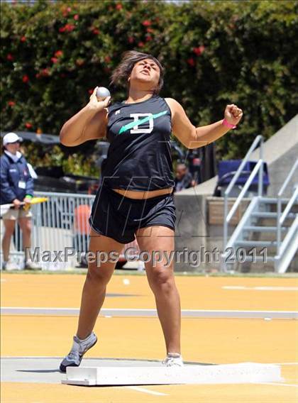 Thumbnail 2 in CIF NCS Masters Track & Field Championships (Girls Shot Put) photogallery.