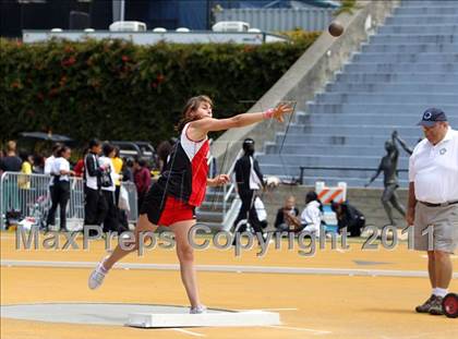 Thumbnail 2 in CIF NCS Masters Track & Field Championships (Girls Shot Put) photogallery.