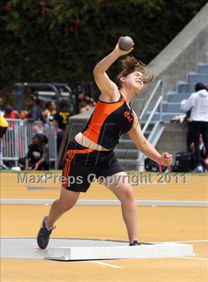 Thumbnail 2 in CIF NCS Masters Track & Field Championships (Girls Shot Put) photogallery.