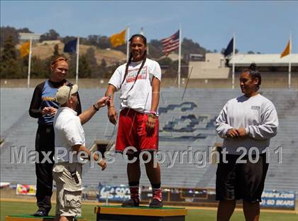 Thumbnail 2 in CIF NCS Masters Track & Field Championships (Girls Shot Put) photogallery.