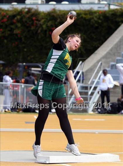 Thumbnail 1 in CIF NCS Masters Track & Field Championships (Girls Shot Put) photogallery.