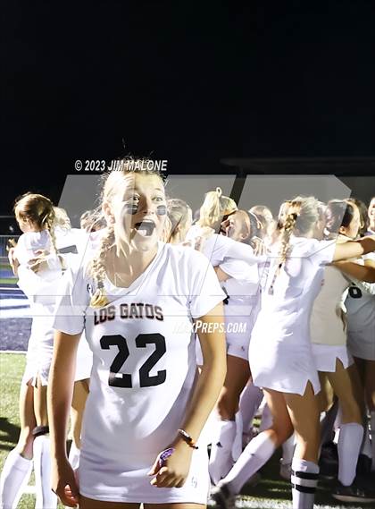 Thumbnail 1 in Los Gatos vs. St. Ignatius College Preparatory (CIFCCS Championship) photogallery.