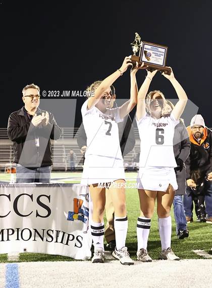 Thumbnail 1 in Los Gatos vs. St. Ignatius College Preparatory (CIFCCS Championship) photogallery.