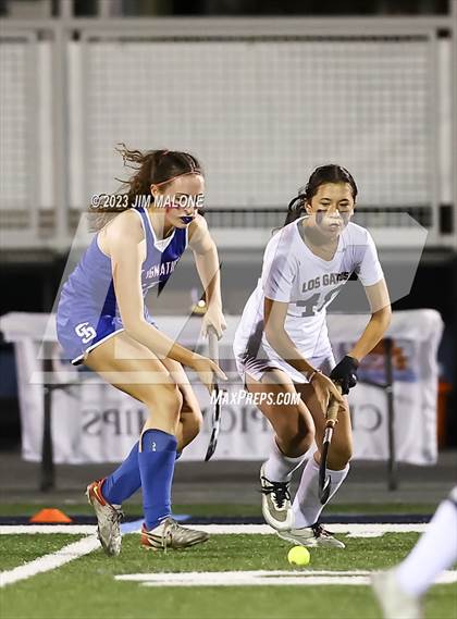 Thumbnail 1 in Los Gatos vs. St. Ignatius College Preparatory (CIFCCS Championship) photogallery.