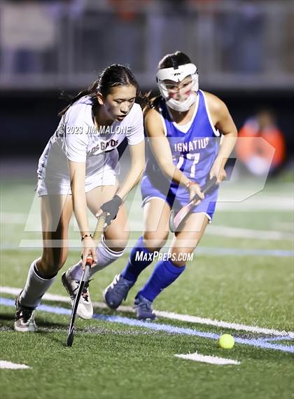 Thumbnail 1 in Los Gatos vs. St. Ignatius College Preparatory (CIFCCS Championship) photogallery.