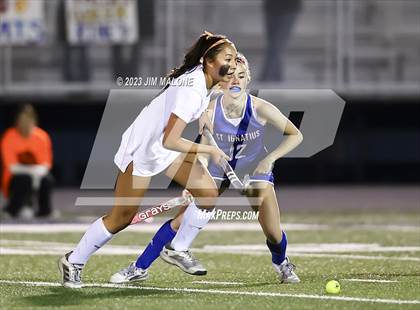 Thumbnail 1 in Los Gatos vs. St. Ignatius College Preparatory (CIFCCS Championship) photogallery.