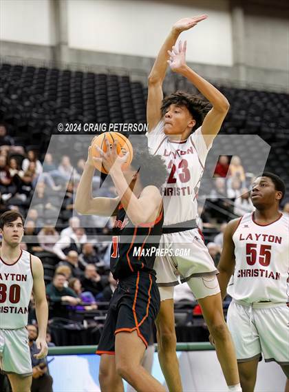 Thumbnail 1 in Layton Christian Academy vs. Murray (UHSAA 4A Quarterfinals) photogallery.