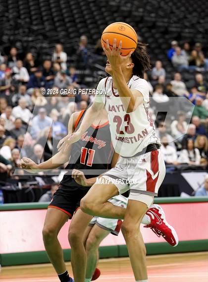 Thumbnail 2 in Layton Christian Academy vs. Murray (UHSAA 4A Quarterfinals) photogallery.