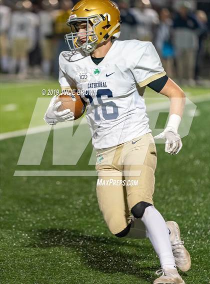 Thumbnail 3 in Cathedral vs new Palestine (IHSAA 5A Regional Playoff) photogallery.