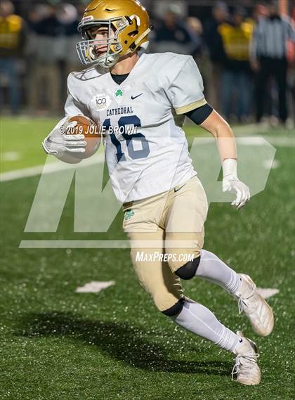 Thumbnail 1 in Cathedral vs new Palestine (IHSAA 5A Regional Playoff) photogallery.