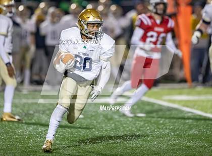 Thumbnail 2 in Cathedral vs new Palestine (IHSAA 5A Regional Playoff) photogallery.