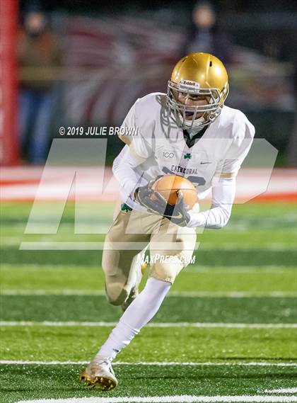 Thumbnail 3 in Cathedral vs new Palestine (IHSAA 5A Regional Playoff) photogallery.