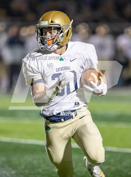 Thumbnail 2 in Cathedral vs new Palestine (IHSAA 5A Regional Playoff) photogallery.