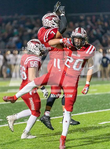 Thumbnail 2 in Cathedral vs new Palestine (IHSAA 5A Regional Playoff) photogallery.