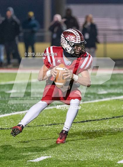 Thumbnail 2 in Cathedral vs new Palestine (IHSAA 5A Regional Playoff) photogallery.