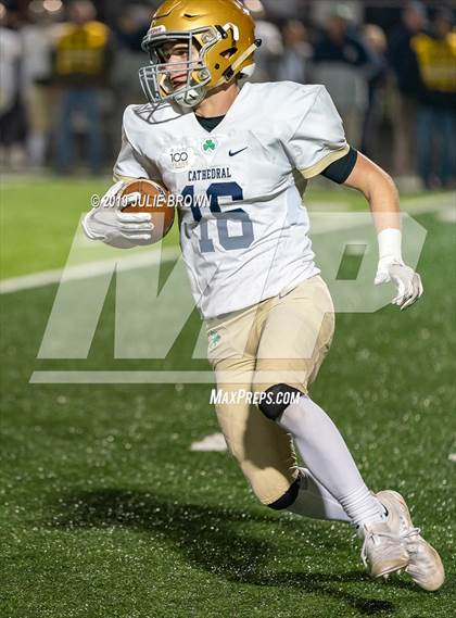 Thumbnail 2 in Cathedral vs new Palestine (IHSAA 5A Regional Playoff) photogallery.