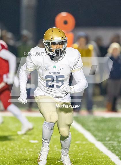 Thumbnail 1 in Cathedral vs new Palestine (IHSAA 5A Regional Playoff) photogallery.