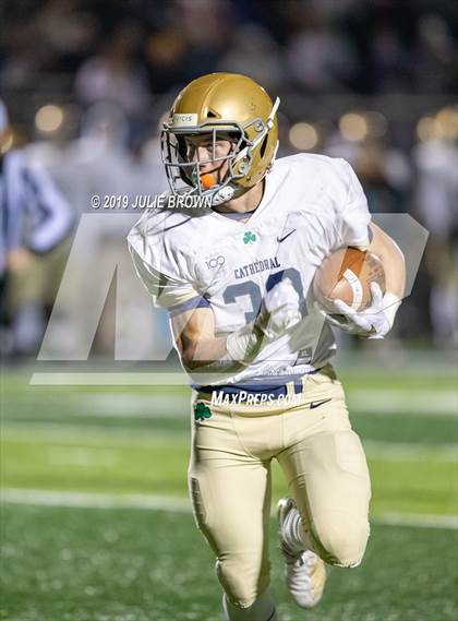 Thumbnail 2 in Cathedral vs new Palestine (IHSAA 5A Regional Playoff) photogallery.