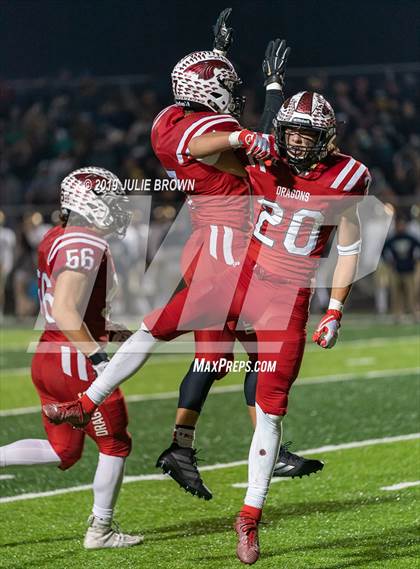 Thumbnail 1 in Cathedral vs new Palestine (IHSAA 5A Regional Playoff) photogallery.