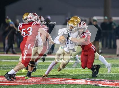 Thumbnail 3 in Cathedral vs new Palestine (IHSAA 5A Regional Playoff) photogallery.