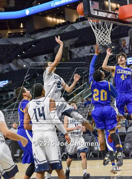 Thumbnail 1 in Central Catholic vs Clemens (AT&T Center) photogallery.