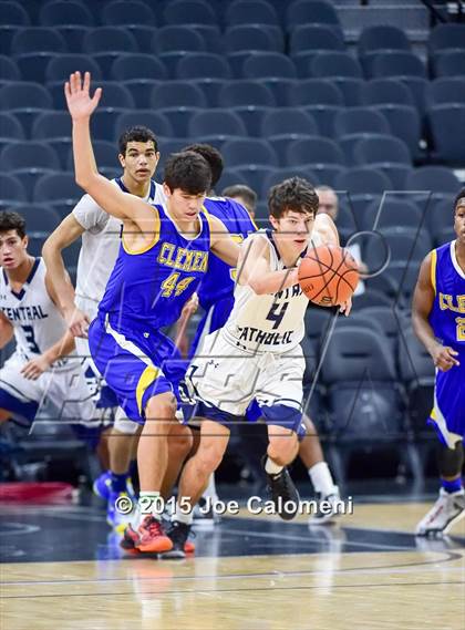 Thumbnail 2 in Central Catholic vs Clemens (AT&T Center) photogallery.