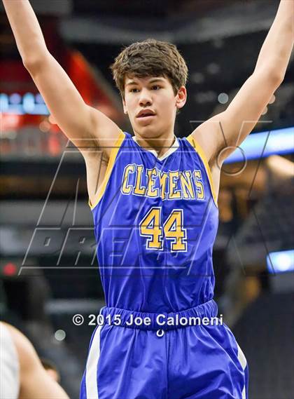 Thumbnail 2 in Central Catholic vs Clemens (AT&T Center) photogallery.