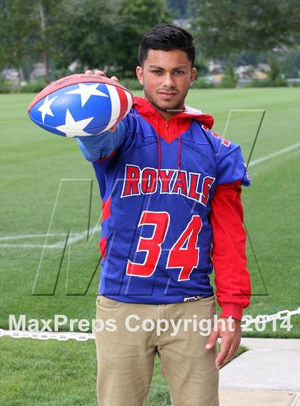 Thumbnail 1 in Kent-Meridian (USA Football/MaxPreps Media Day Event) photogallery.