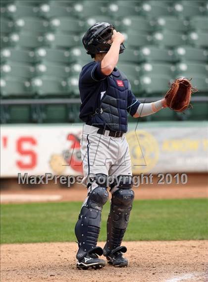 Thumbnail 3 in Leander vs. Bell (Rock Hardball Classic) photogallery.