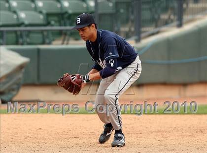 Thumbnail 1 in Leander vs. Bell (Rock Hardball Classic) photogallery.