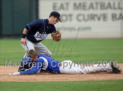 Thumbnail 1 in Leander vs. Bell (Rock Hardball Classic) photogallery.
