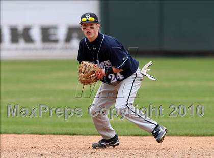 Thumbnail 1 in Leander vs. Bell (Rock Hardball Classic) photogallery.