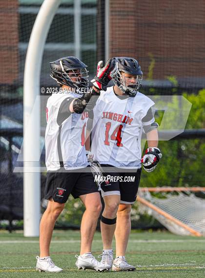 Thumbnail 3 in Minnechaug Regional @ Hingham (MIAA Division 2 Round of 16) photogallery.
