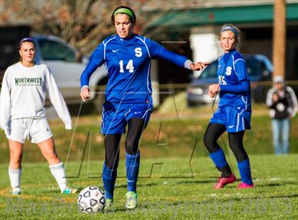Thumbnail 2 in Southington vs Northwest Catholic (CIAC Class LL 1st Round) photogallery.