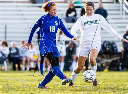 Thumbnail 2 in Southington vs Northwest Catholic (CIAC Class LL 1st Round) photogallery.