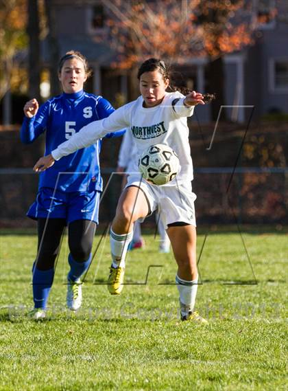 Thumbnail 3 in Southington vs Northwest Catholic (CIAC Class LL 1st Round) photogallery.