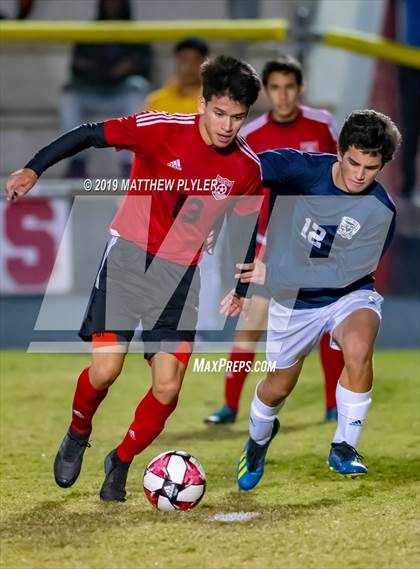 Thumbnail 3 in East Mecklenburg vs Hoke County (NCHSAA 4A First Round Playoff) photogallery.