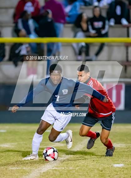 Thumbnail 2 in East Mecklenburg vs Hoke County (NCHSAA 4A First Round Playoff) photogallery.