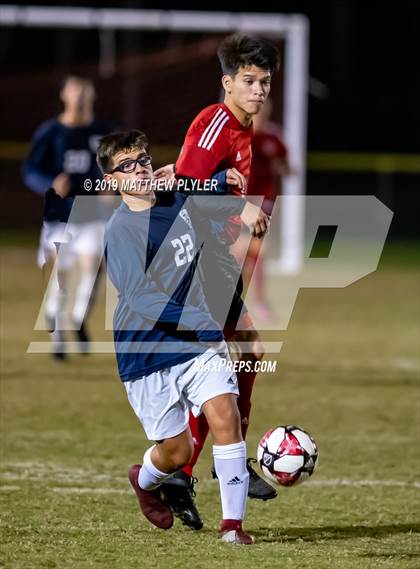 Thumbnail 3 in East Mecklenburg vs Hoke County (NCHSAA 4A First Round Playoff) photogallery.